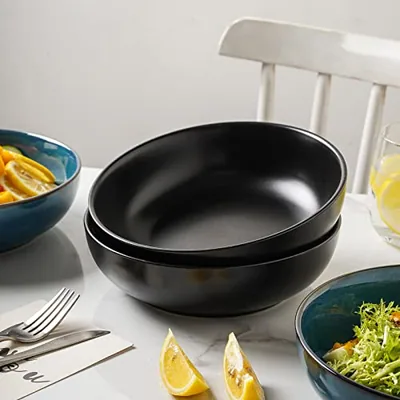 Ceramic Pasta Bowls Set of 4