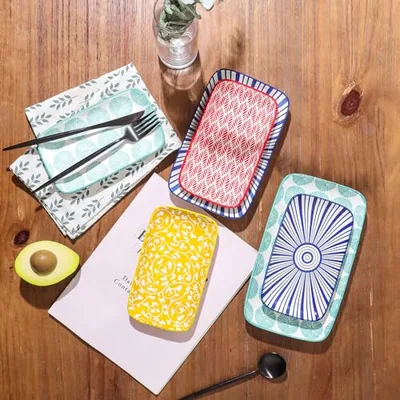 Rectangular Salad Plates