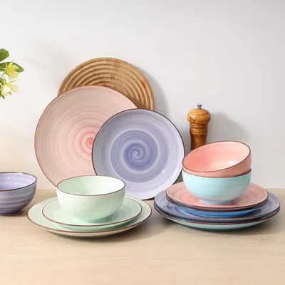 Ceramic 16-Pieces Dinnerware Set