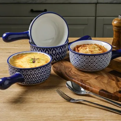 Ceramic Soup Crocks With Handles