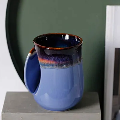 Porcelain 18oz Novelty Left-handed Handwarmer Mug