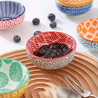 Ceramic Dipping Bowls Small Dip Bowl 3 inch Soy Sauce Dish Set
