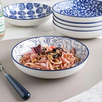 Porcelain Salad Pasta Bowls