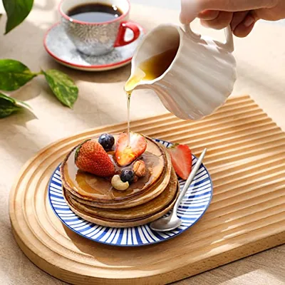 Ceramic Dessert Plates 6 Inch + Square Dinner Plates 8 Inch: another photograph