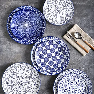 8 inch Porcelain Dinner Plates + 20 oz French Onion Soup Bowls