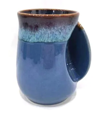 Porcelain 18oz Novelty Right-handed Handwarmer Mug
