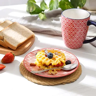 Ceramic Dessert Plates Set of 6: another photograph