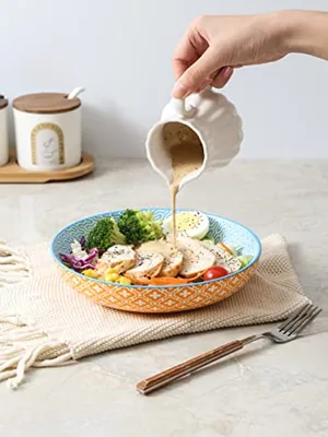 Porcelain 26 Ounce Pasta Bowls Set of 6: another photograph