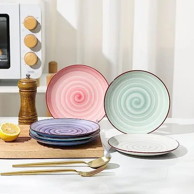 Ceramic Dessert Plates Set of 6: another photograph