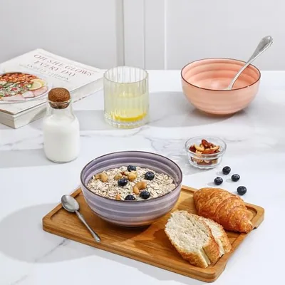 Ceramic Cereal Bowls Set of 6