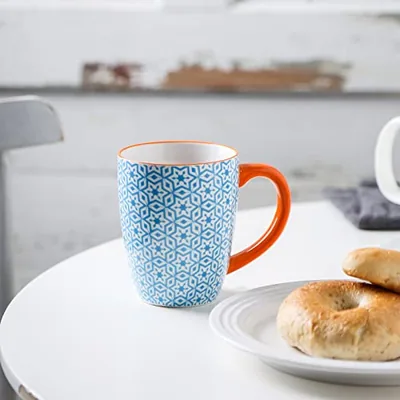 16 oz Porcelain Coffee Mugs Set of 6: another photograph