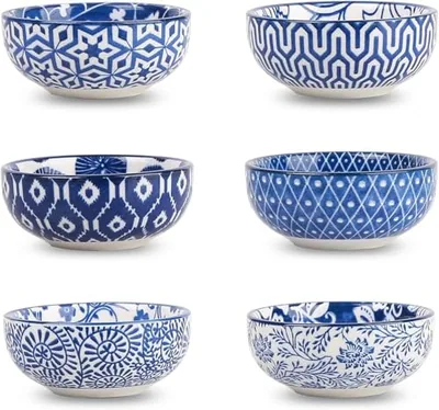 Ceramic Mini Dipping Bowls 3 inch Soy Sauce Dish Set
