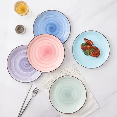 Ceramic 8 inch Dinner Plates