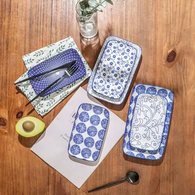 Rectangular Salad Plates