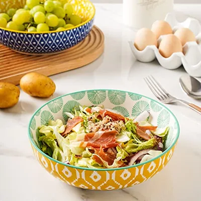 Ceramic 50 Ounce Pasta Bowls Set of 4