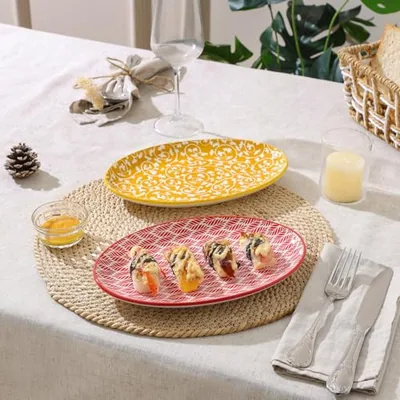 Ceramic Serving Plates: another photograph