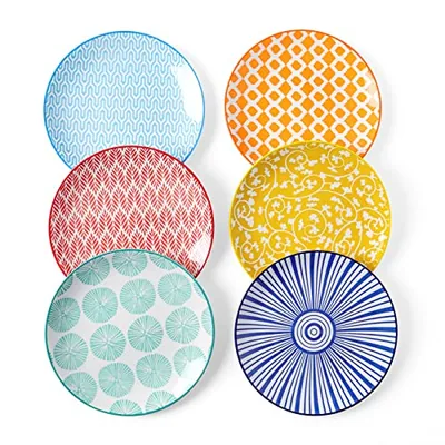 Ceramic Dessert Plates Set of 6