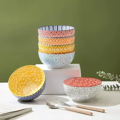 Ceramic 12 OZ Dessert Bowls Set